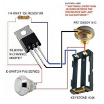 Mosfet Transistor IRLB3034PBF -15K Ohm 1/4W Resistor